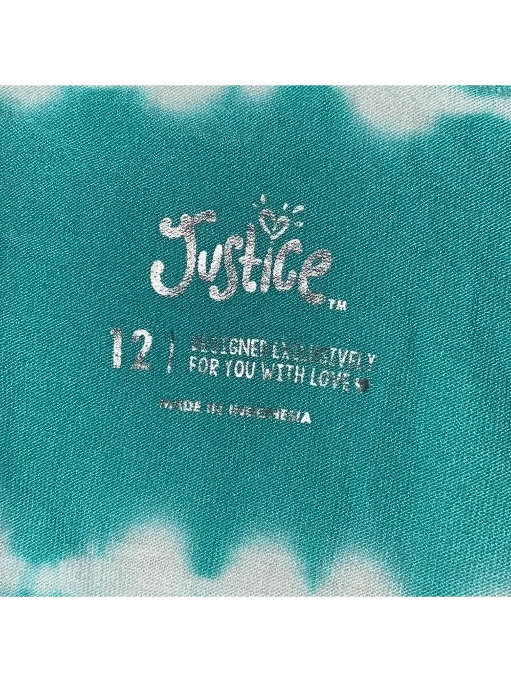 Justice Tie Dye Short Sleeve T-Shirt